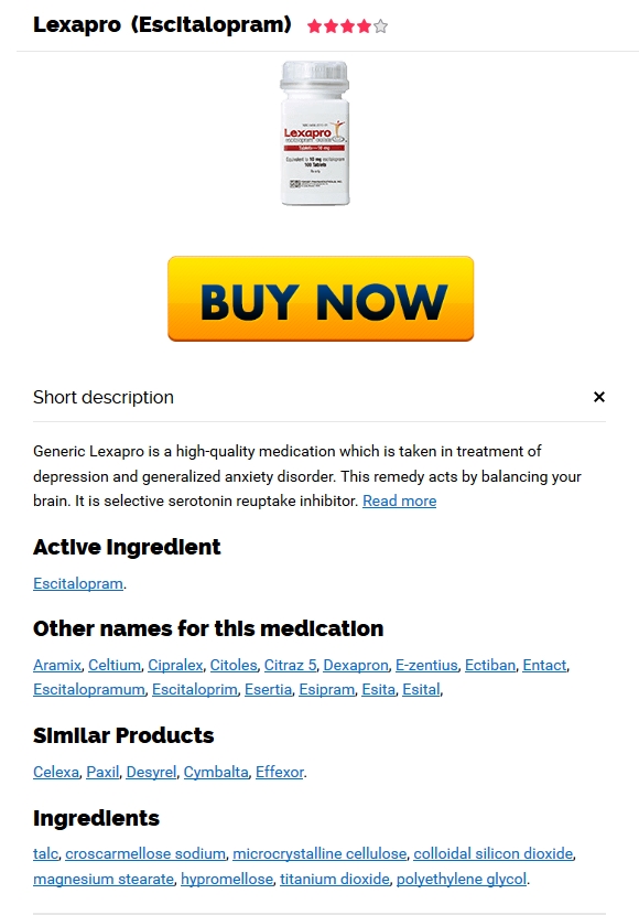 Lexapro Generic Online Purchase. All Credit Cards Accepted