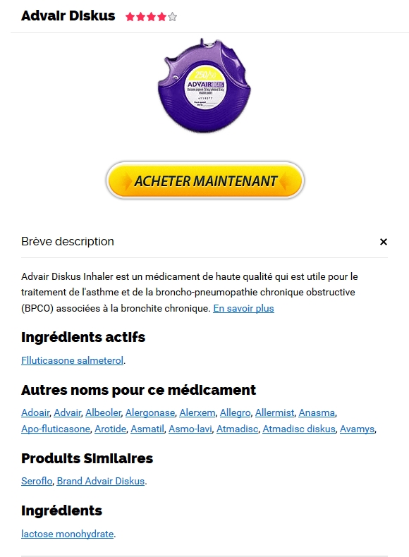 Acheter Advair Diskus sans prescription | Fluticasone and Salmeterol générique pour la commande插图