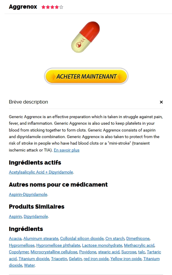 Aspirin and Dipyridamole moins cher – Aggrenox Generique