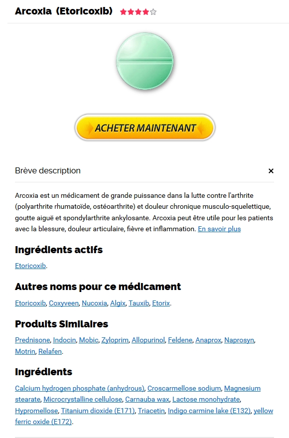 Arcoxia France pharmacie插图