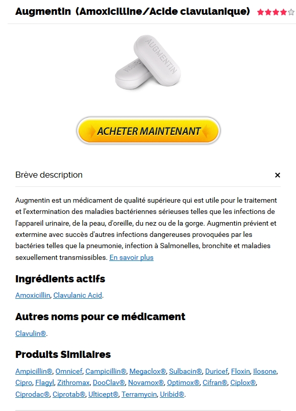 Achat De Amoxicillin/Clavulanic acid Au Quebec. Amoxicillin/Clavulanic acid à vendre pas cher