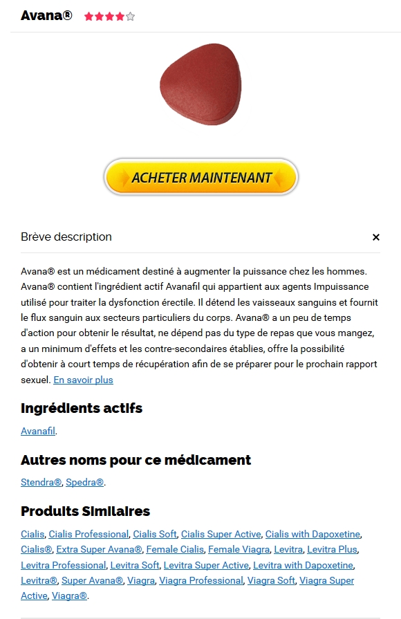 Avana 100 mg En Ligne Quebec. bas prix