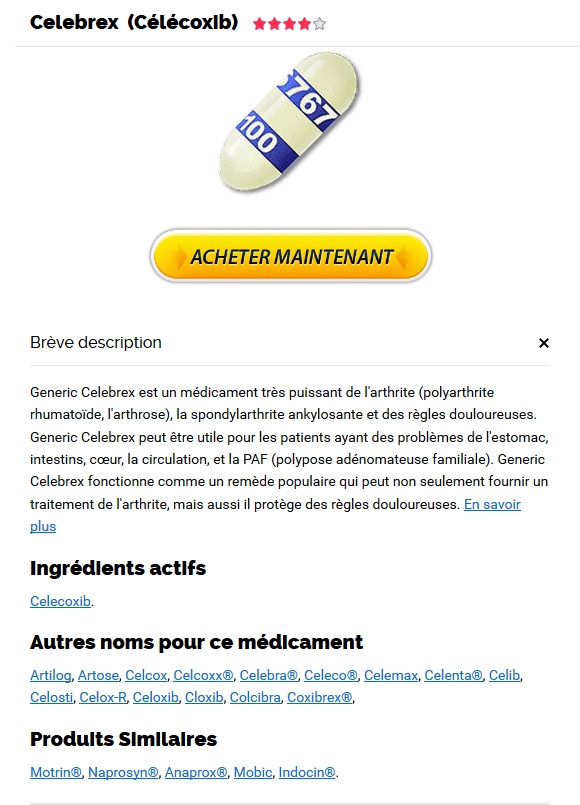 Sans Ordonnance – Celecoxib Quebec – Livraison dans le monde entier (1-3 Jours)