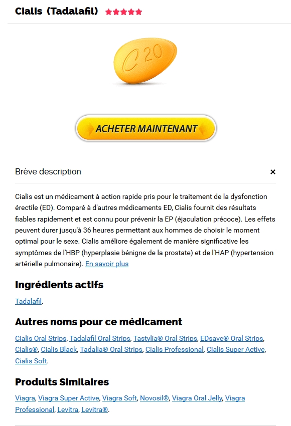 Acheter Cialis En Pharmacie En Ligne – Tadalafil commander en ligne