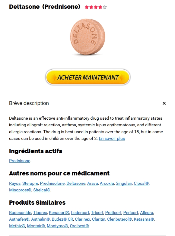 Medicament Deltasone Pour Bander En Pharmacie – Prednisone vente en ligne