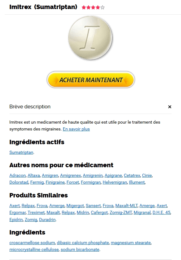 Sumatriptan rx en ligne – Imigran Belgique Vente Libre