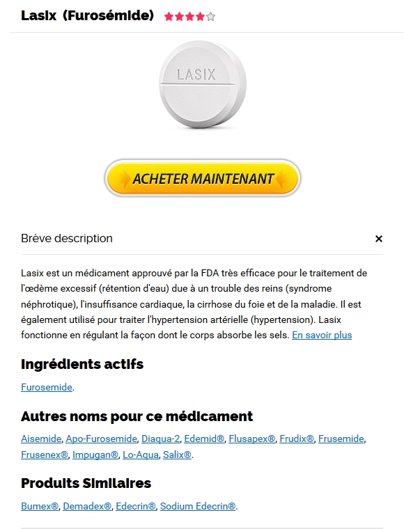 Furosemide Mode Emploi