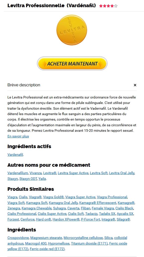Acheter Médicament Professional Levitra 20 mg En Ligne Québec