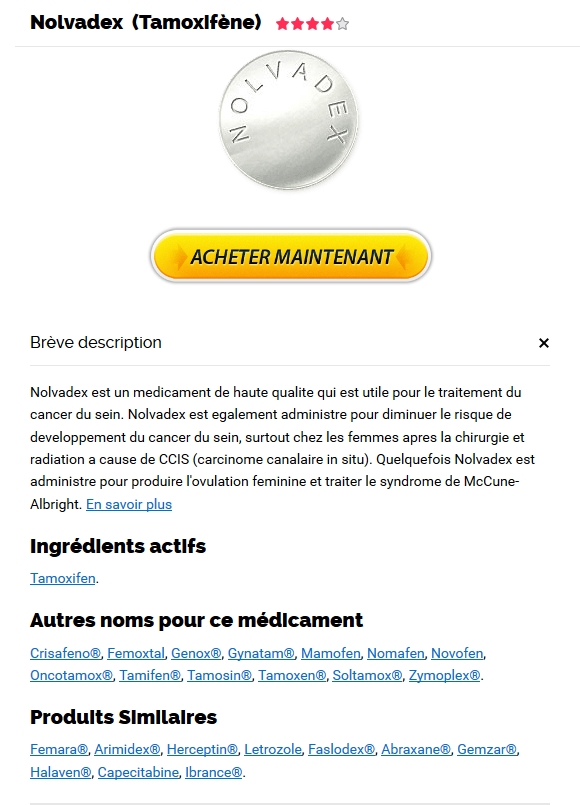 Tamoxifen Moins Cher. Avec Prescription