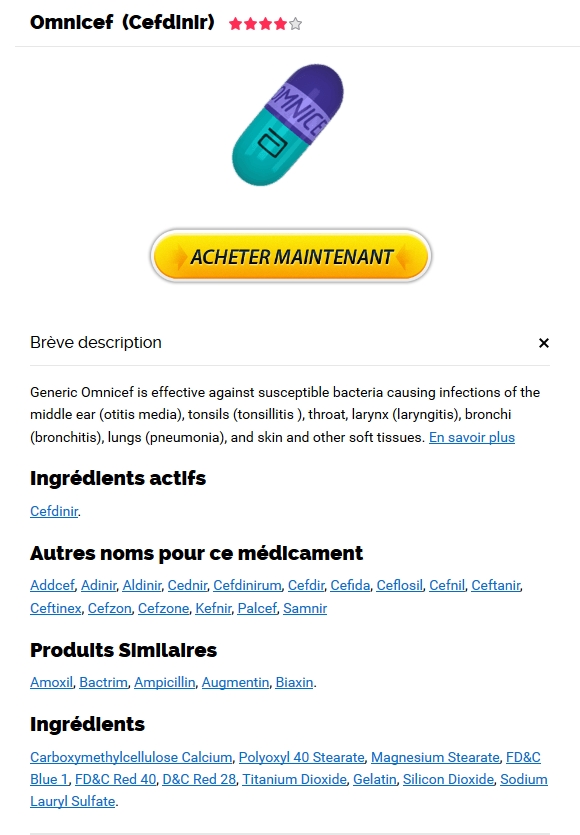 Pilules Cefdinir sans ordonnance