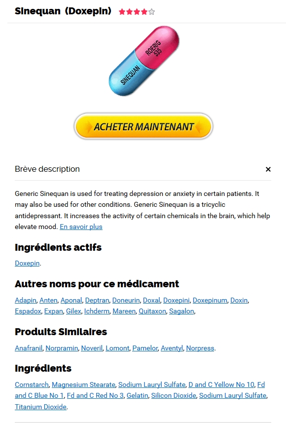 Achat Doxepin hydrochloride Pas Cher