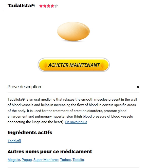 Acheter Médicament Tadalis En Ligne Québec