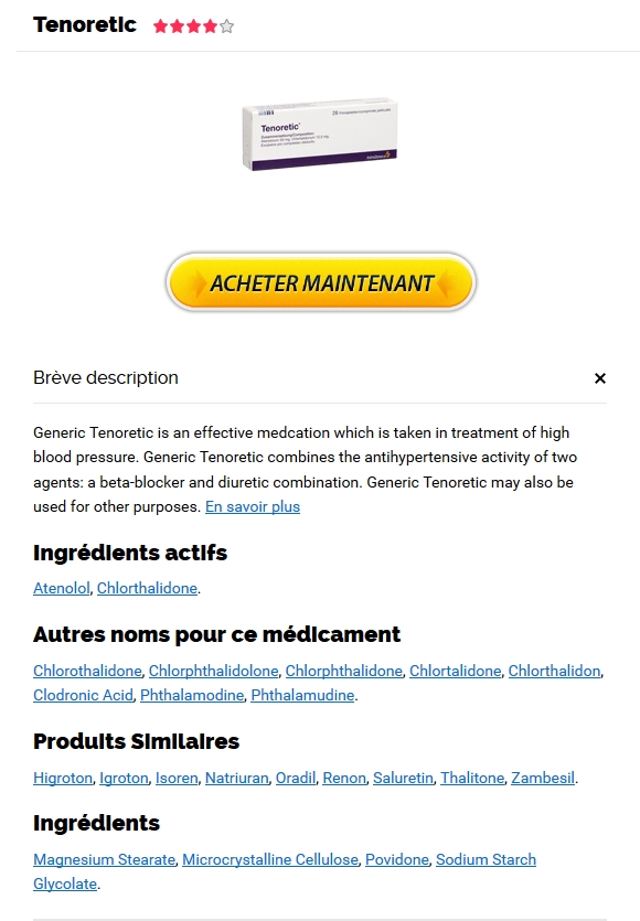 prix pharmacie Atenolol – Achat Tenoretic Québec