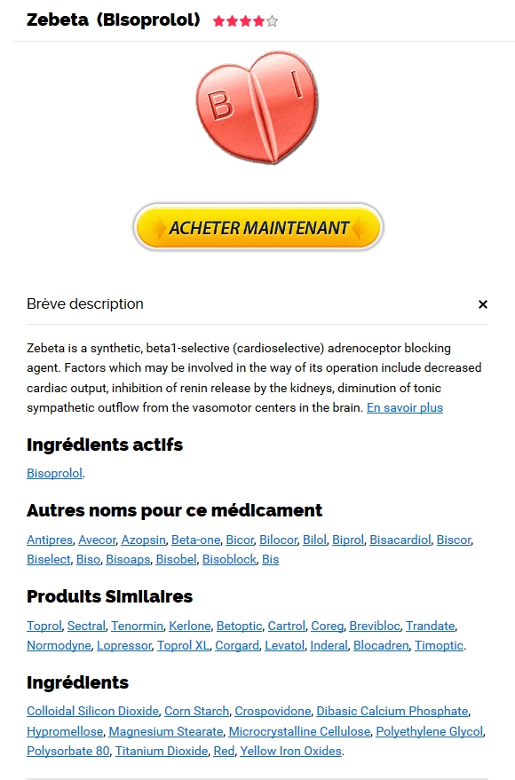 Bisoprolol En Suisse | meilleur achat sur Zebeta