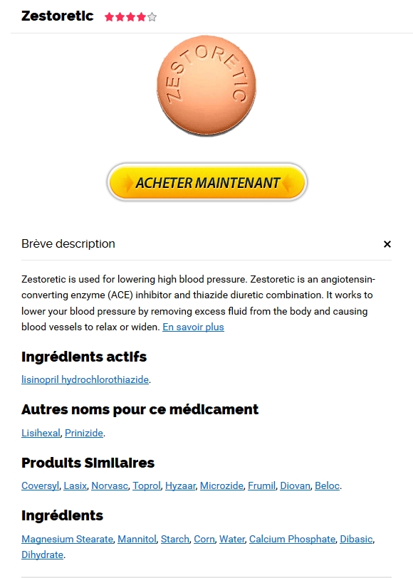 achat de Lisinopril-hctz pas cher. Zestoretic Remboursement