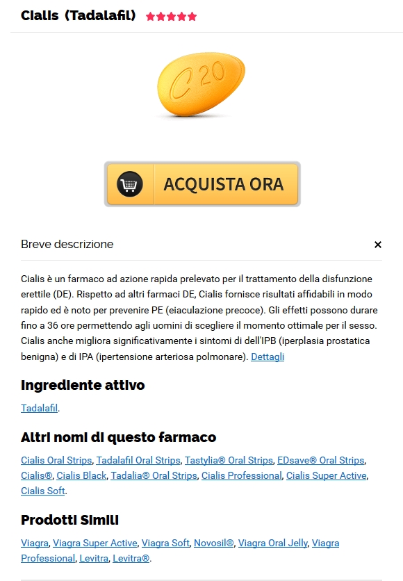 Online Pharmacy Cheap | Comprare Cialis 20 mg Durante La Notte | Spedizioni mondiali gratuite