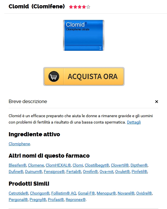 Posso Avere Una Ricetta Per Clomid 25 mg Online * Consegna espressa